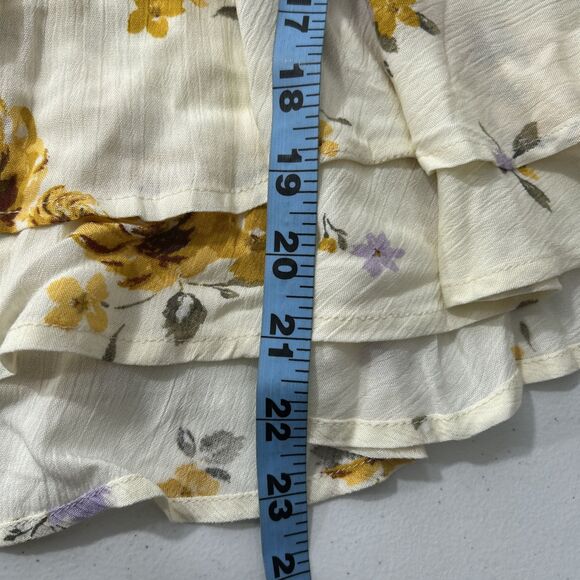 Rue 21 Blouse Womens Small Floral Ruffle Peplum Top Y2K - Picture 8 of 11